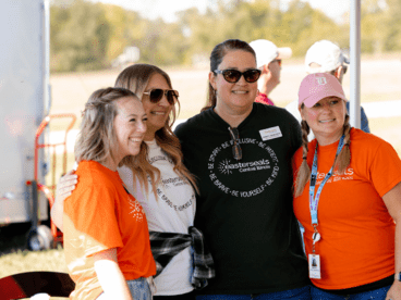 easterseals team members posing at the Finch Claybird Event